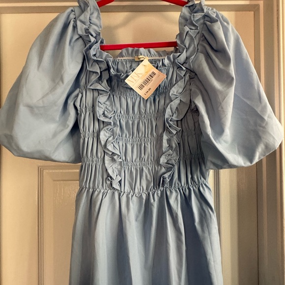NWT Midi Dress Light Blue - Picture 8 of 13
